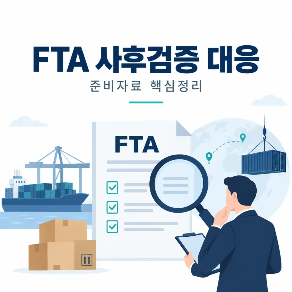 FTA 사후검증 대응 방법과 수출입기업 준비자료 핵심정리