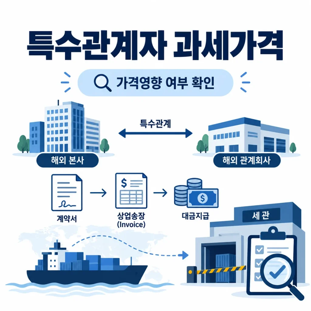 특수관계자 과세가격과 해외 본사 관계사 거래의 가격영향 여부 확인